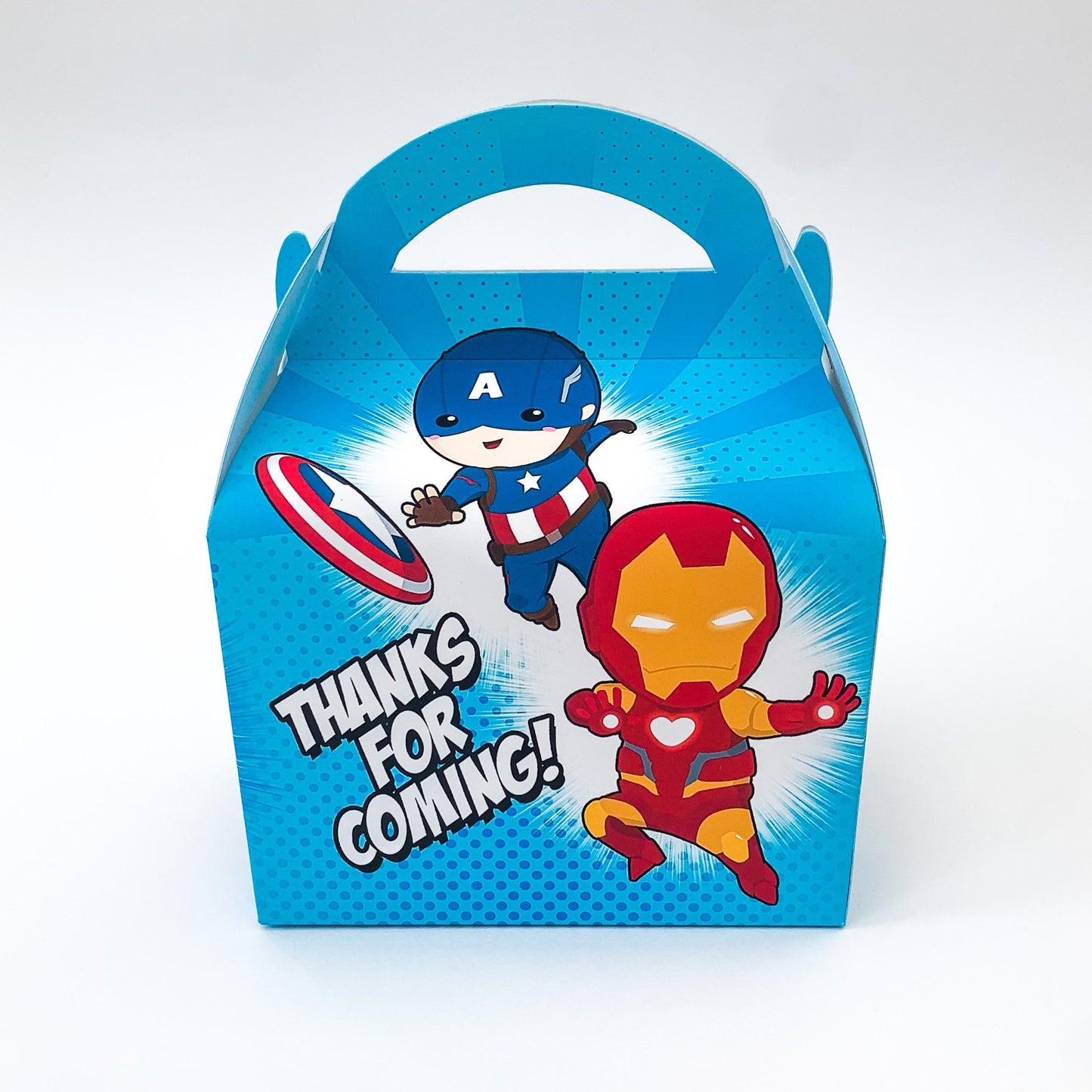 Superhero Personalised Children’s Party Box Gift Bag Favour